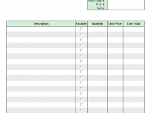 Contractor Billing Invoice Template