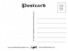 84 Postcard Template Uk Templates with Postcard Template Uk