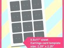 84 Printable Earring Card Template Downloads With Stunning Design with Earring Card Template Downloads