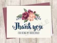 84 Report Bridesmaid Card Template Free in Word with Bridesmaid Card Template Free