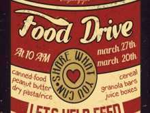 84 Report Free Food Drive Flyer Template Templates with Free Food Drive Flyer Template
