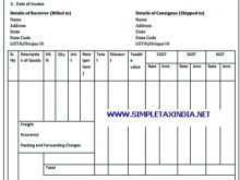 Tax Invoice Format Gst Pdf