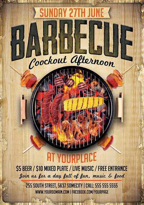 cookout-flyer-template-free-design-template