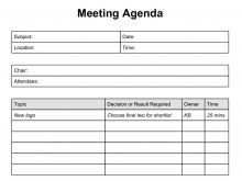84 Standard Meeting Agenda Template Excel With Stunning Design by Meeting Agenda Template Excel