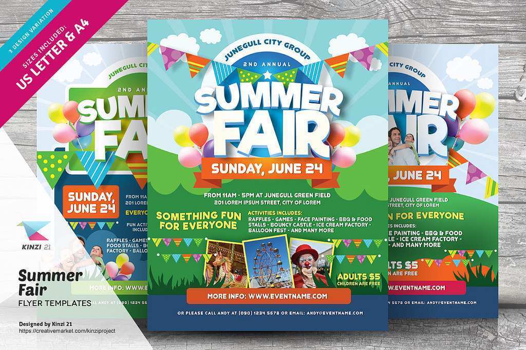84 Standard Summer Fair Flyer Template Layouts For Summer Fair Flyer Template Cards Design Templates
