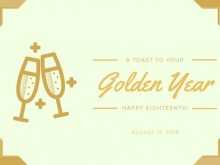 84 The Best Golden Birthday Card Template for Golden Birthday Card Template