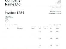 84 Visiting Ltd Company Invoice Template Free in Word for Ltd Company Invoice Template Free