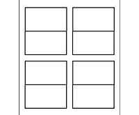 85 Best Card Template 4 Per Page Maker by Card Template 4 Per Page