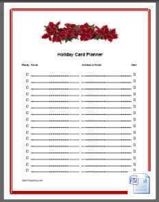 85 Best Christmas Card Register Template Download for Christmas Card Register Template