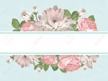 Floral Card Template Free