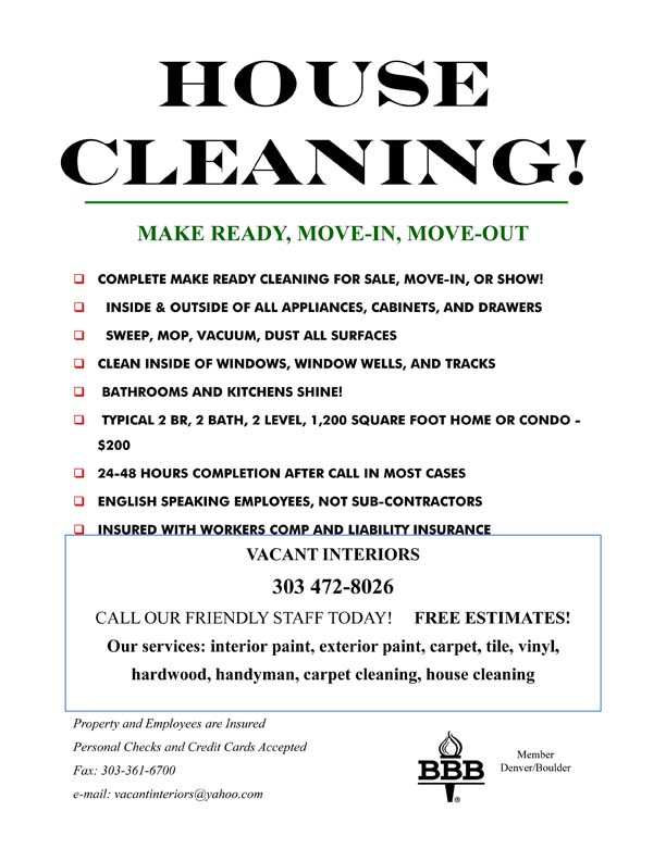 House Cleaning Flyer Templates Cards Design Templates