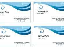 85 Best Visiting Card Template In Word Formating by Visiting Card Template In Word