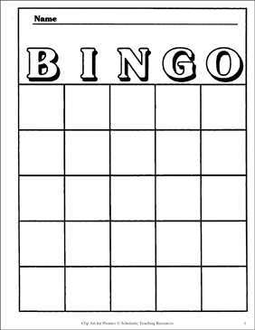 85 Blank Bingo Card Template To Print for Bingo Card Template To Print