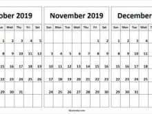 85 Create Daily Calendar Template October 2019 PSD File by Daily Calendar Template October 2019