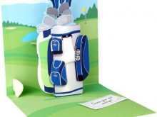 85 Create Golf Pop Up Card Template For Free with Golf Pop Up Card Template