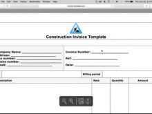 85 Creating Construction Invoice Template Nz in Photoshop by Construction Invoice Template Nz