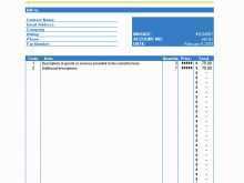 Contractor Vat Invoice Template