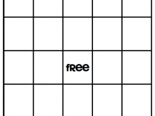 85 Creative Bingo Card Template To Print Templates by Bingo Card Template To Print
