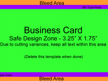 85 Creative Business Card Template With Bleed Illustrator in Photoshop with Business Card Template With Bleed Illustrator