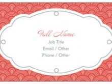 85 Creative Cute Name Card Template for Ms Word by Cute Name Card Template