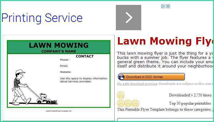 85 Creative Free Lawn Mowing Flyer Template Maker for Free Lawn Mowing Flyer Template
