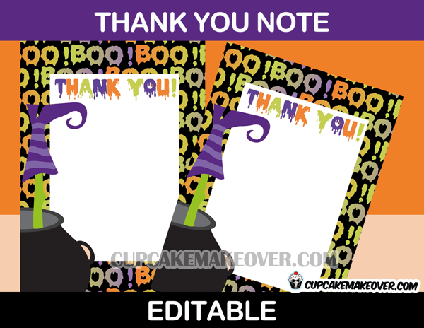 85 Creative Halloween Thank You Card Template in Word by Halloween Thank You Card Template