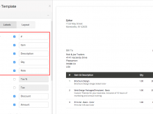 Invoice Template In Arabic Language