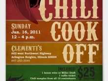 85 Customize Our Free Chili Cook Off Flyer Template Free With Stunning Design with Chili Cook Off Flyer Template Free