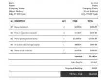 85 Customize Our Free Invoice Template Excel for Ms Word by Invoice Template Excel