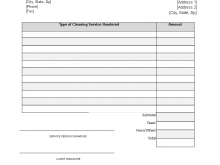 85 Customize Our Free Invoice Template For Cleaning Company Layouts with Invoice Template For Cleaning Company