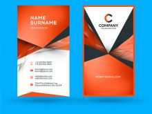 85 Customize Our Free Vertical Name Card Template Templates for Vertical Name Card Template