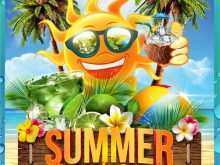 85 Customize Summer Party Flyer Template Free Maker with Summer Party Flyer Template Free