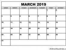 85 Format Daily Calendar Template March 2019 Download by Daily Calendar Template March 2019