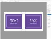 Purple Business Card Template Word