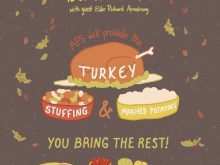 85 Format Thanksgiving Potluck Flyer Template Free in Photoshop with Thanksgiving Potluck Flyer Template Free