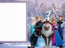 85 Free Elsa Birthday Card Template Templates with Elsa Birthday Card Template