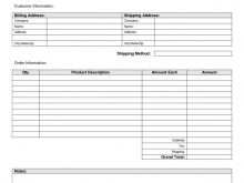 Blank Invoice Template Xls
