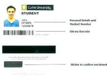 School Id Card Template Free Download Word