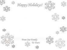 85 How To Create Snowflake Christmas Card Template Layouts with Snowflake Christmas Card Template