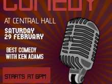 85 Online Stand Up Comedy Flyer Templates Now by Stand Up Comedy Flyer Templates