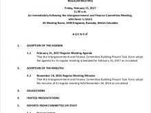 85 Online Task Force Meeting Agenda Template Now by Task Force Meeting Agenda Template