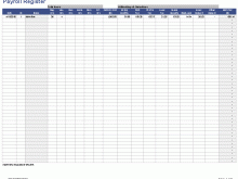 Time Card Template Numbers