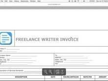 85 Printable Freelance Journalist Invoice Template Uk Maker for Freelance Journalist Invoice Template Uk