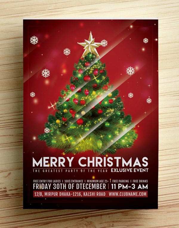 85 Standard Christmas Party Flyer Template Free Templates by Christmas Party Flyer Template Free