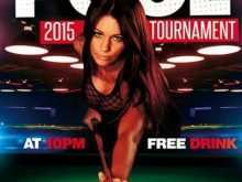 85 Standard Free Pool Tournament Flyer Template Now with Free Pool Tournament Flyer Template