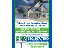 Window Cleaning Flyer Template