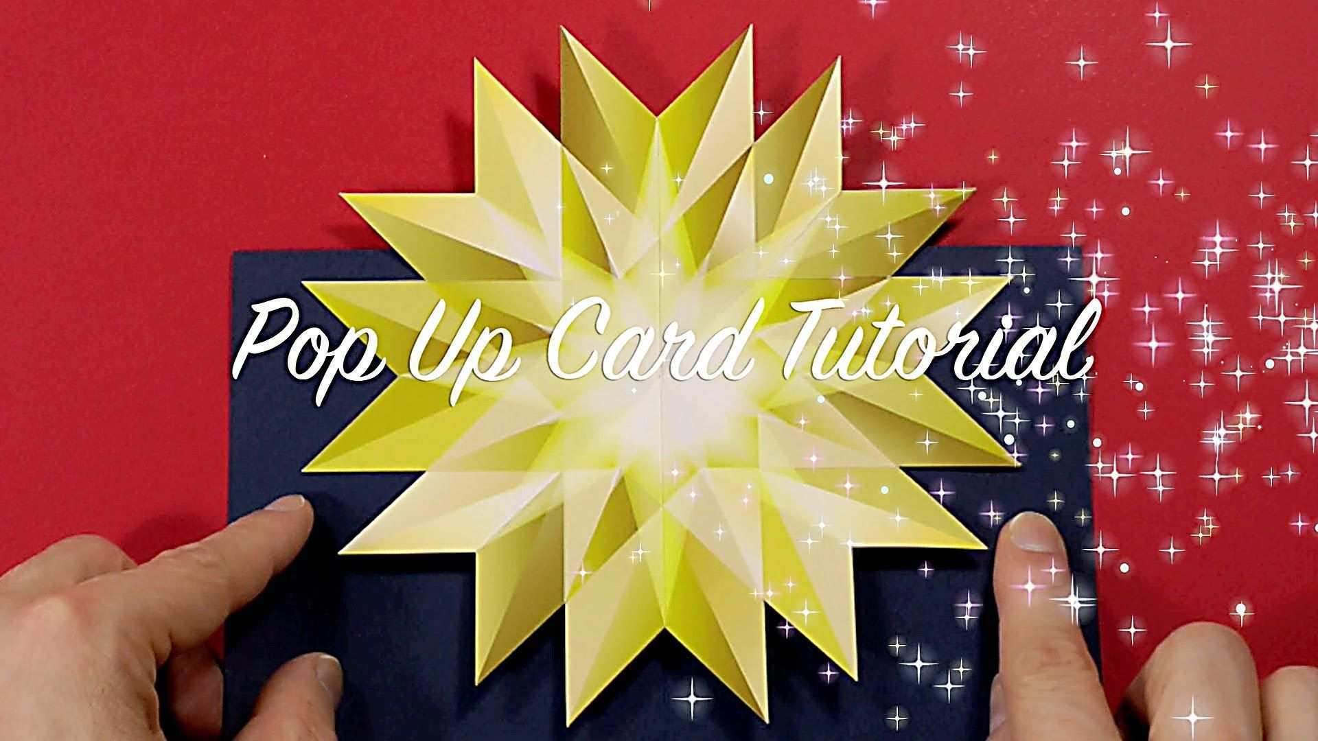 Pop Up Christmas Card Template