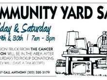 85 The Best Community Yard Sale Flyer Template in Word for Community Yard Sale Flyer Template