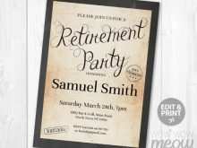85 The Best Retirement Party Flyer Template Templates by Retirement Party Flyer Template