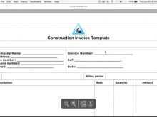 85 Visiting Construction Invoice Template Doc Formating for Construction Invoice Template Doc